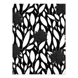 Botanic Balance" Schwarz-Weiß-Acryl-Wandkunst  Fotodruck