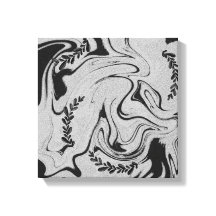 "Botanic Balance" Schwarz-Weiß-Acryl-Wandkunst