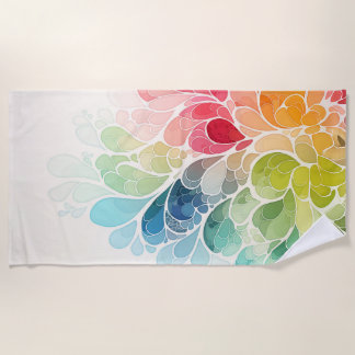 Botanic Bloom Rainbow Beach Handtuch