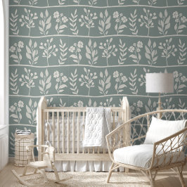 Botanic Rhapsody XL 4 Elfenbeinbeige Silhouetten Tapete