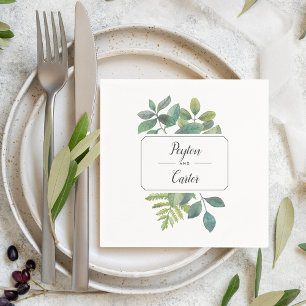 Botanica Personalisiert Wedding Serviette