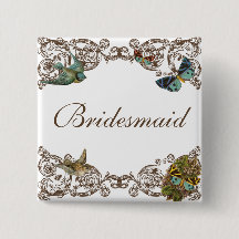 Botanica Wedding Ensemble - Bridesmaid Button