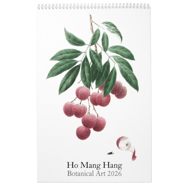 Botanical art calendar 2026 kalender (Titelbild)