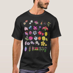 Botanical Art Flower Garden plant growers T-Shirt