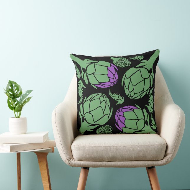 Botanical Artichoke Art Home Decor Kissen (Stuhl )