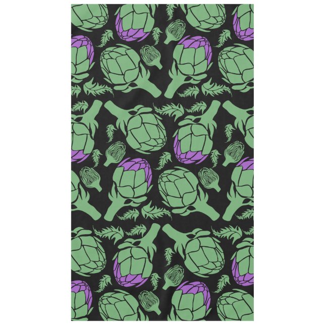 Botanical Artichoke Art Home Decor Tischdecke (Vorderseite)