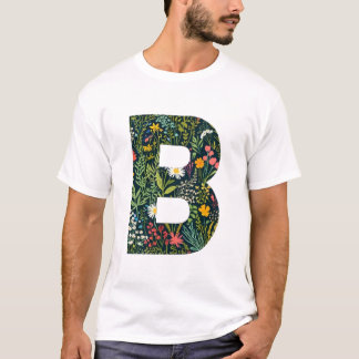 Botanical B Alphabet T-Shirt