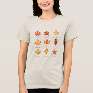 Botanical Fall Foliage Art Tshirt