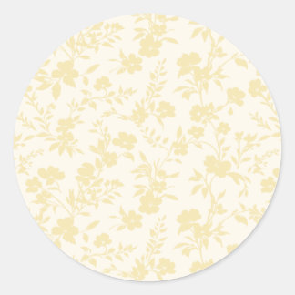 Botanical Garden Buttercream - Neutral Runder Aufkleber
