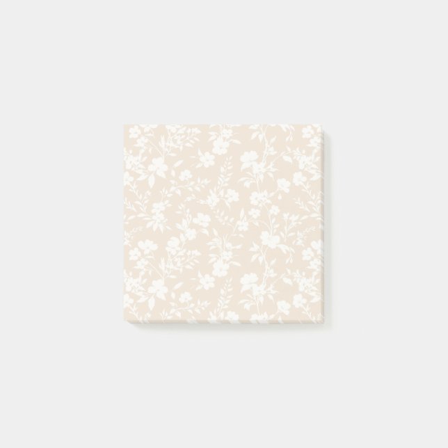 Botanical Garden Neutral - Soft Linen Post-it Klebezettel (Vorderseite)