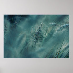Botanical Green Ferns Poster