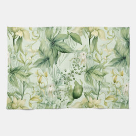 Botanical Green Foliage - New Home Gif Geschirrtuch