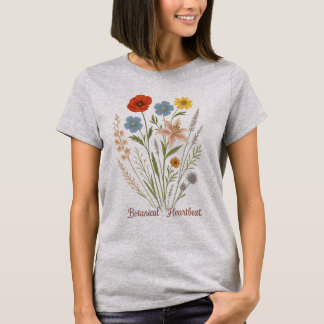 Botanical Heartbeat- dgn von Maaya Prints, Damen T-Shirt