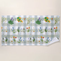 Botanical Herbal checkered
