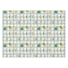 Botanical Herbal checkered Tischdecke