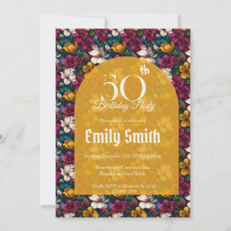 Botanical Inspired Gardenias Luxury Girl’S Einladung