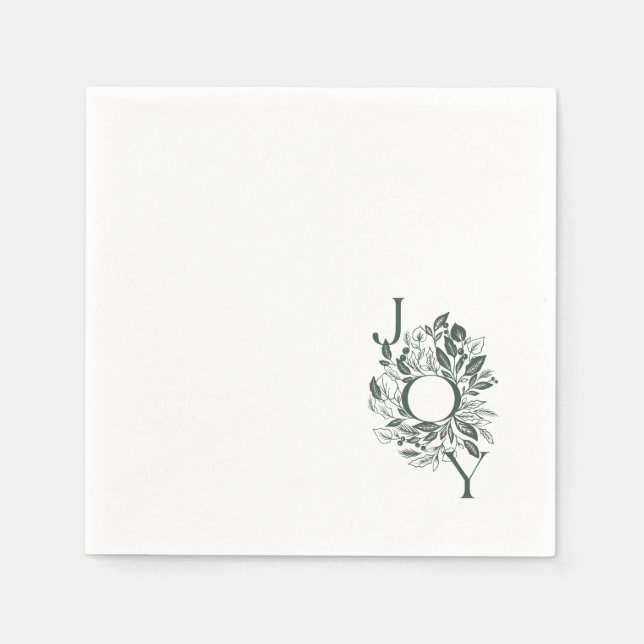 Botanical Joy Paper Napkin Serviette (Vorderseite)