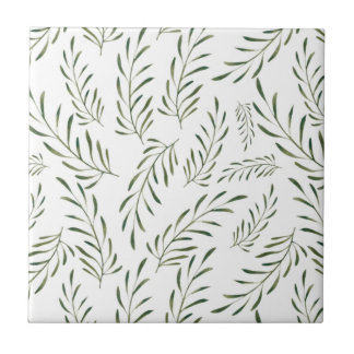 Botanical Leaves seamless Pattern Fliese