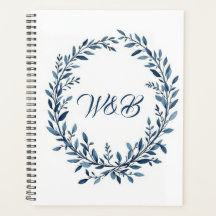 Botanical Monogram Wreath