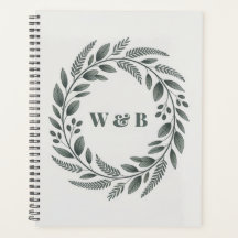 Botanical Monogram Wreath 