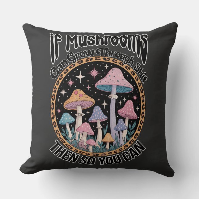 Botanical Mushroom Kissen (Vorderseite)