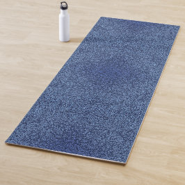 Botanical Pattern in Blue 2 Yogamatte