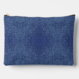 Botanical Pattern in Blue 2 Zubehörtasche