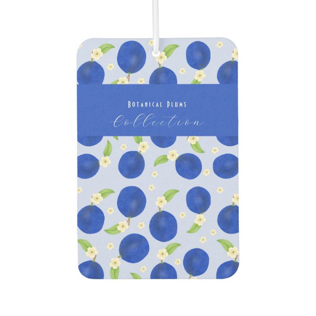 Botanical Plums Collection Blue Autolufterfrischer (Vorderseite)