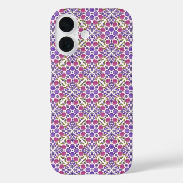 Botanical Pop - Berry Case-Mate iPhone Hülle (Rückseite)