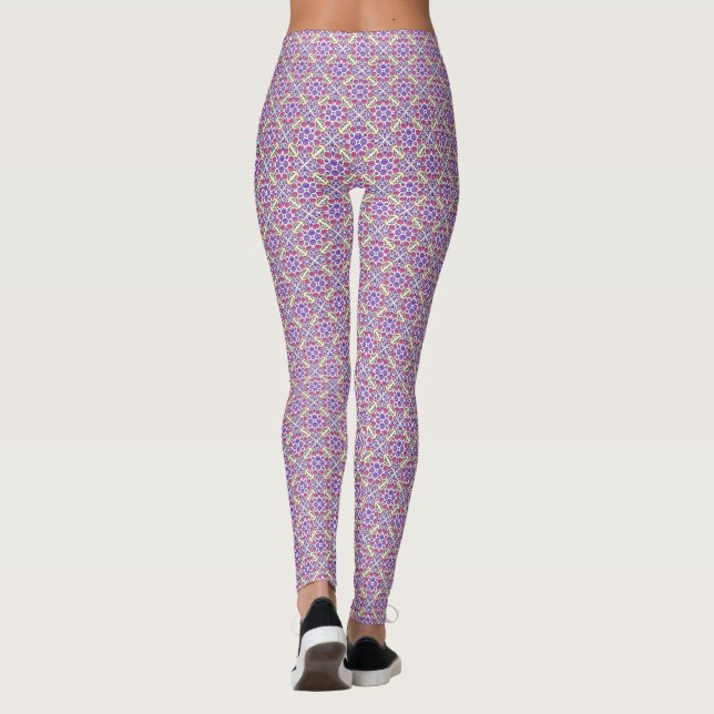 Botanical Pop - Berry Leggings (Rückseite)
