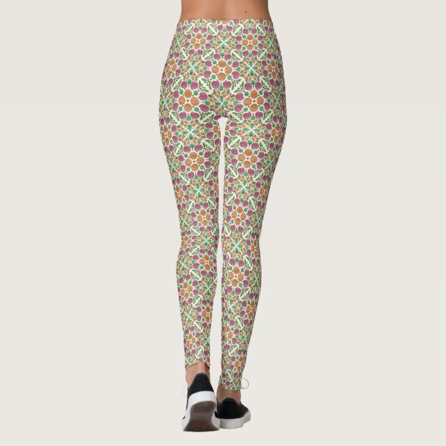 Botanical Pop - Forest Leggings (Rückseite)