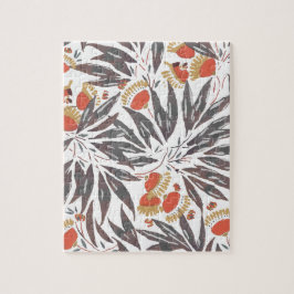 Botanical seamless pattern, E. A. Séguy Puzzle