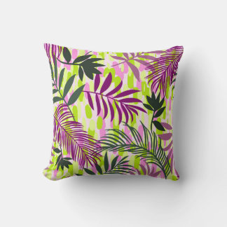 Botanical seamless pattern mixed with geometric sh kissen
