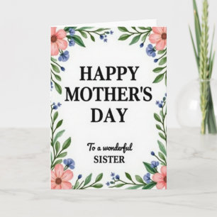 Botanical Sisters Tag Karte