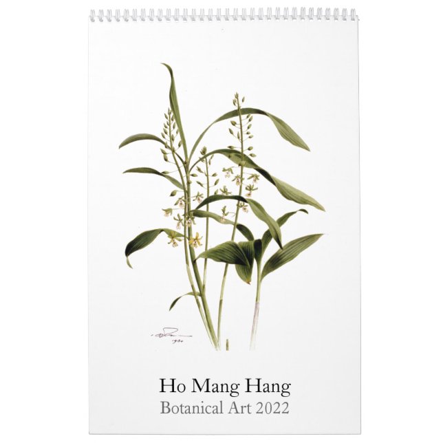 Botanical watercolors calendar Mang Hang Ho, 2022 Kalender (Titelbild)