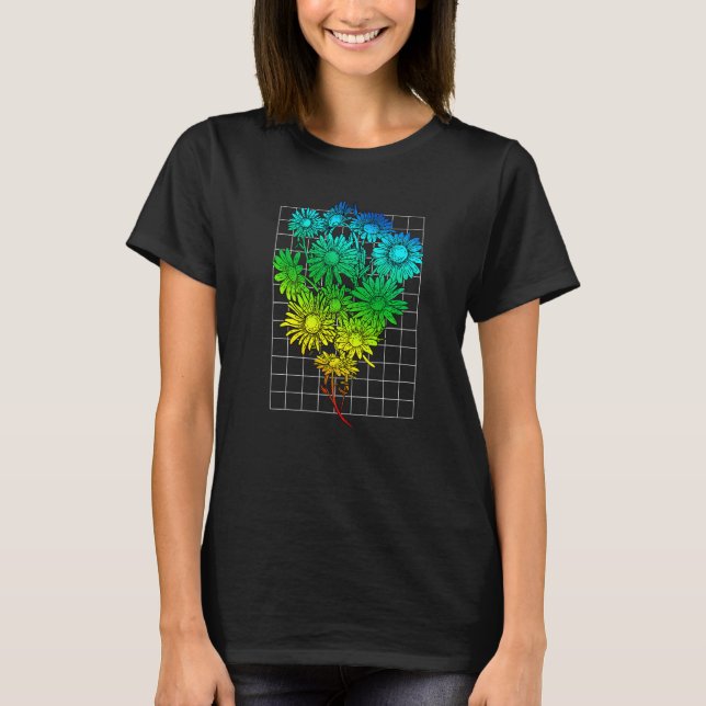 Botanik Gärtner Blumen Blüten Garten Bunt Da T-Shirt (Vorderseite)