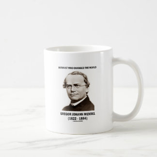 Botaniker, der die Welt Gregor Mendel änderte Kaffeetasse