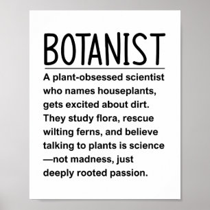 Botaniker Poster