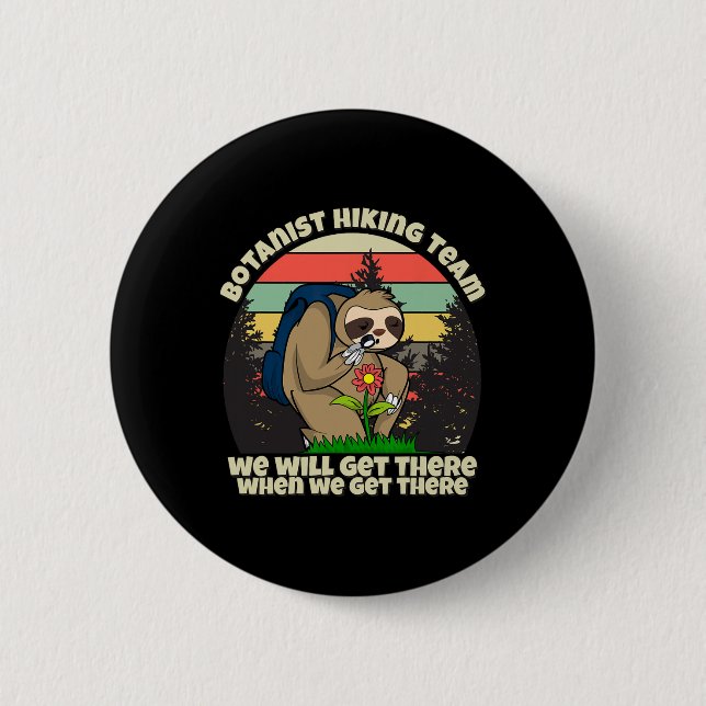 Botaniker-Wanderteam  Button (Vorderseite)
