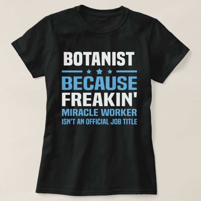 Botanikerin T-Shirt (Design vorne)