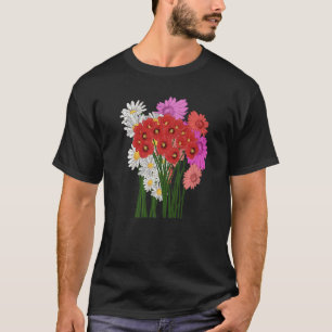 Botanikgarten-Blüten Natur Wildblume Bo T-Shirt