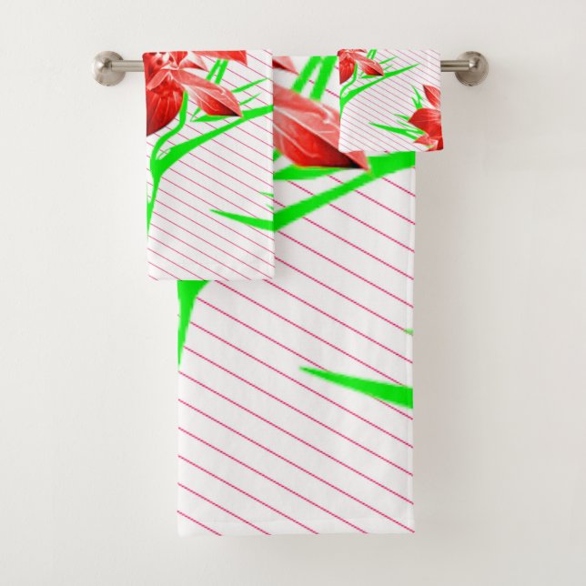 Botanisch Abstrakt Badhandtuch Set (Insitu)