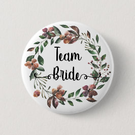 Botanisch bordeauxfarbene Blume der Team Bride Button