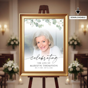 Botanisch das Leben des Fotos gedenkend Poster