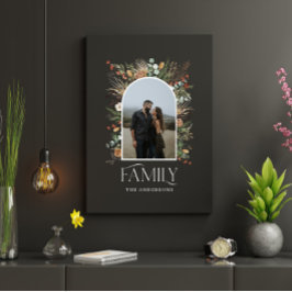 Botanisch-elegante Botanische Foto-Bogen Leinwanddruck