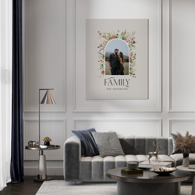 Botanisch-elegante Botanische Foto-Bogen Leinwanddruck (Von Creator hochgeladen)