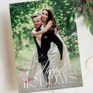 Botanisch Elegante Kalligrafie Weihnachten Ein Fot