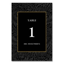 Botanisch-elegantes Schwarzes Gold