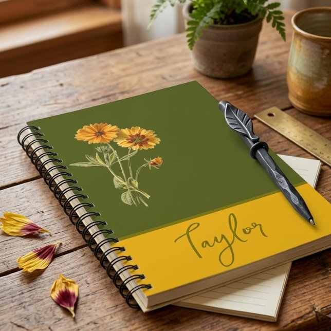 Botanisch floral  notizblock (Von Creator hochgeladen)