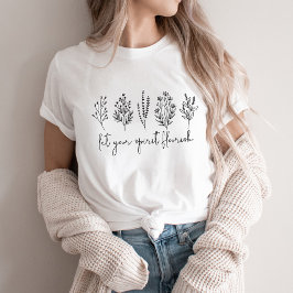 Botanisch Gelassen Geist geblüht T-Shirt
